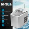 Ice Maker 26 lbs Countertop LCD Display  with Ice Scoop