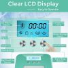Ice Maker 26 lbs Countertop LCD Display  with Ice Scoop
