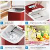Ice Maker 26 lbs Countertop LCD Display  with Ice Scoop
