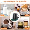 Cordless Coffee Mug Warmer,  Desk Auto, Auto Stop at 8Hrs, 3 Temperature Setting